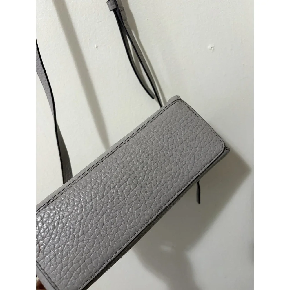 Kate Spade Carter Gray‎ Pebbled Leather Crossbody Bag